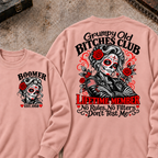 Grumpy Old Bitches Club Lifetime Member No Rules No Filters Don't Test Me Custom Your Year Sweatshirt