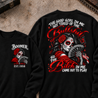 The Good Girl In Me Got Tired Of The Bullshit So The Bitch In Me Came Out To Play Custom Your Year Sweatshirt