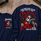 The Good Girl In Me Got Tired Of The Bullshit So The Bitch In Me Came Out To Play Custom Your Year Sweatshirt