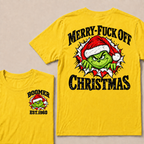 Merry-Fuck Off Christmas  Boomer Est. Year T-shirt