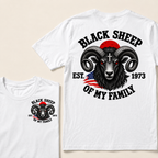 Custom Your Year Black Sheep Of My Family T-shirt