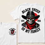 Custom Your Year Black Sheep Of My Family T-shirt