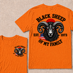 Custom Your Year Black Sheep Of My Family T-shirt