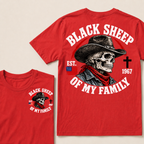 Custom Your Year Black Sheep Of My Family T-shirt