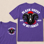 Custom Your Year Black Sheep Of My Family T-shirt