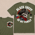 Custom Your Year Black Sheep Of My Family T-shirt