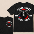 Custom Your Year Black Sheep Of My Family T-shirt