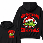 Merry-Fuck Off Christmas  Boomer Est. Year T-shirt Hoodie
