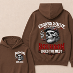 Boomer EST.Year Cigars Solve Most Of My Problems Bourbon Does The Rest  Hoodie