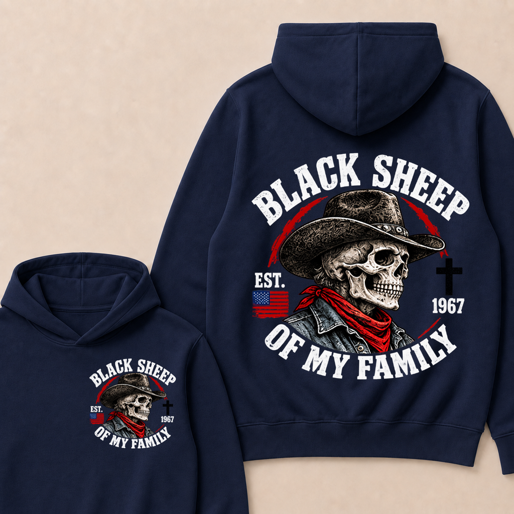 Custom Your Year Black Sheep Of My Family  Hoodie