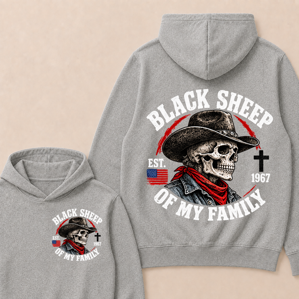 Custom Your Year Black Sheep Of My Family  Hoodie