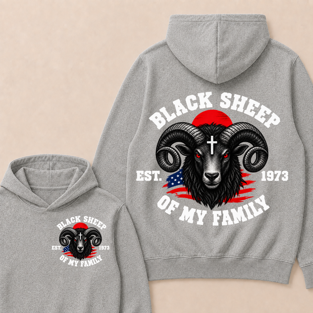 Custom Your Year Black Sheep Of My Family  Hoodie
