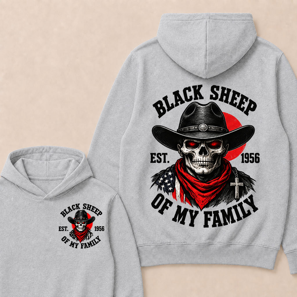 Custom Your Year Black Sheep Of My Family  Hoodie