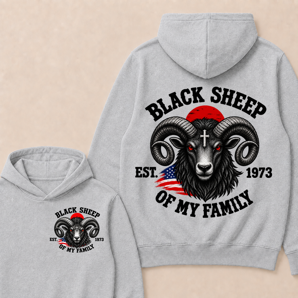 Custom Your Year Black Sheep Of My Family  Hoodie