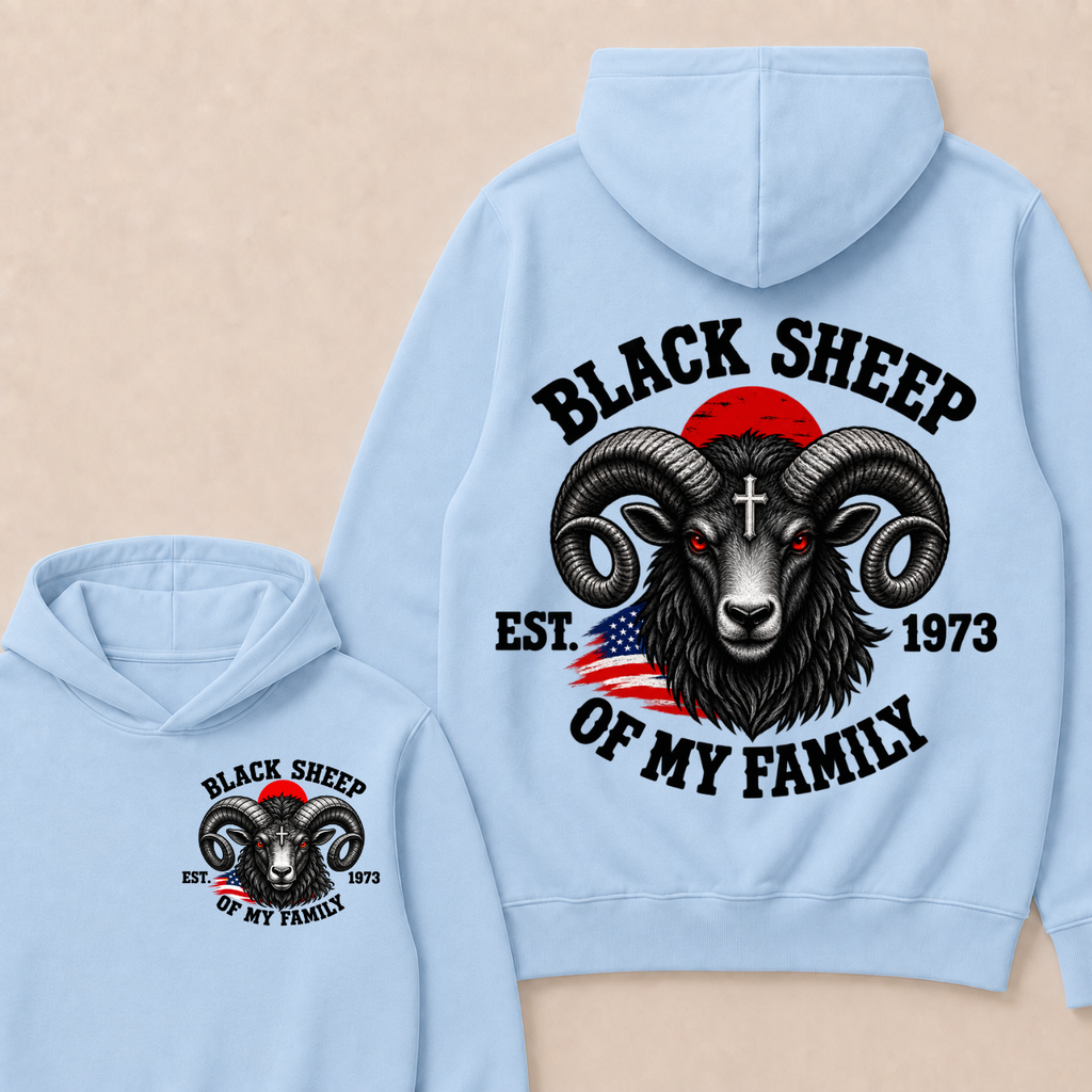 Custom Your Year Black Sheep Of My Family  Hoodie