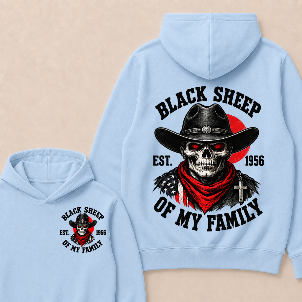 Custom Your Year Black Sheep Of My Family  Hoodie