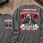 I Tried To Be Normal Once Worst Two Minutes Of My Life Custom Your Year Sweatshirt