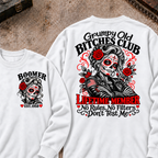 Grumpy Old Bitches Club Lifetime Member No Rules No Filters Don't Test Me Custom Your Year Sweatshirt