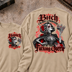 I'm Not A Princess. I'm The Fucking Queen Custom Your Year Sweatshirt