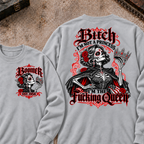 I'm Not A Princess. I'm The Fucking Queen Custom Your Year Sweatshirt