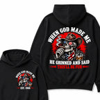 When God Made Me He Grinned And Said This'll Be Fun Est. Year Hoodie