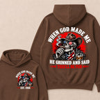 When God Made Me He Grinned And Said This'll Be Fun Est. Year Hoodie