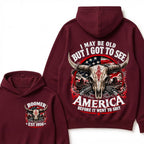I May Be Old But I Got To See America Before It Went To Shit Boomer Est Year Hoodie