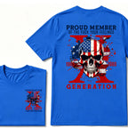 PROUD MEMBER OF THE FUCK YOUR FEELINGS 1965 1980 GEN X Custom Your Year T-Shirt