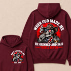When God Made Me He Grinned And Said This'll Be Fun Est. Year Hoodie