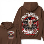 I May Be Old But I Got To See America Before It Went To Shit Boomer Est Year Hoodie