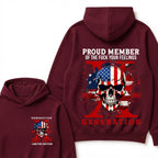PROUD MEMBER OF THE FUCK YOUR FEELINGS 1965 1980 GEN X Custom Your Year Hoodie